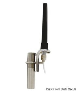 Mini antenna GLOMEX per VHF/AIS lunghezza cm 14 RA 111