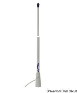 Antenna in fiberglass GLOMEX per apparati CB