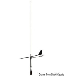 Antenna VHF SUPERGAIN by Glomex Black Swan