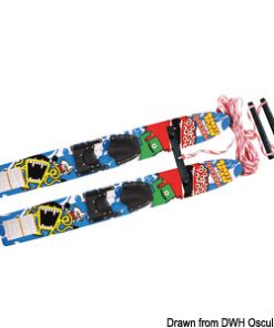 Sci nautici AIRHEAD Monsta Splash Trainer Skis in legno trattato